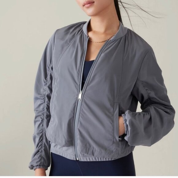Athleta Wayfarer Bomber Jacket - Picture 1 of 8
